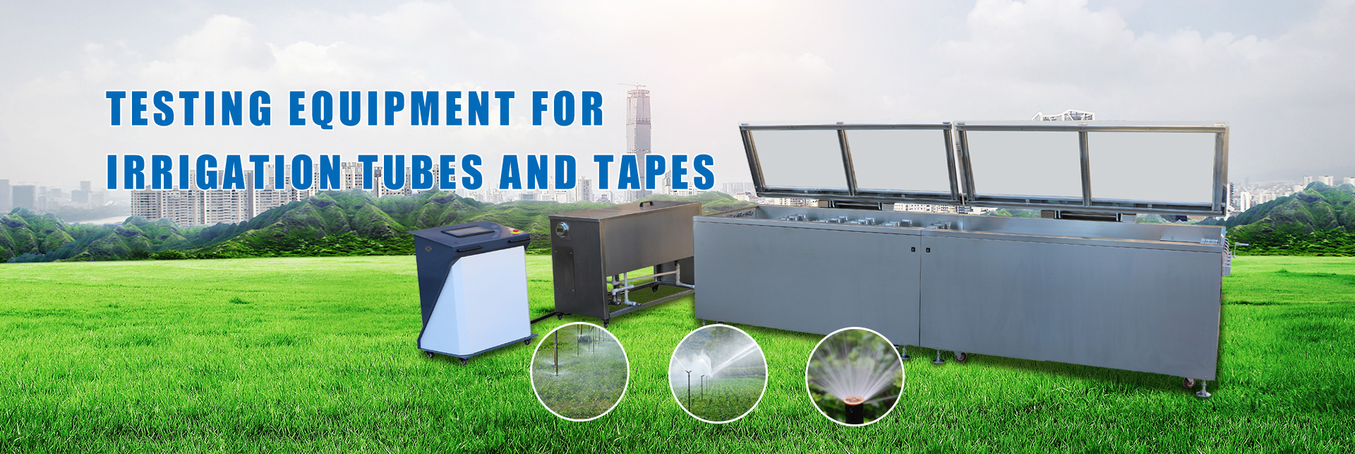 banner-irrigation tube and tapes testing equipment